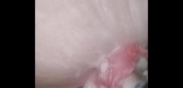  Making cunt wash my ass then finger fuck me good